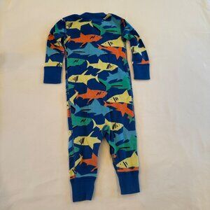 🦈✨ Hanna Andersson Organic Cotton Shark Sleeper | 6–12 Months ✨🦈
